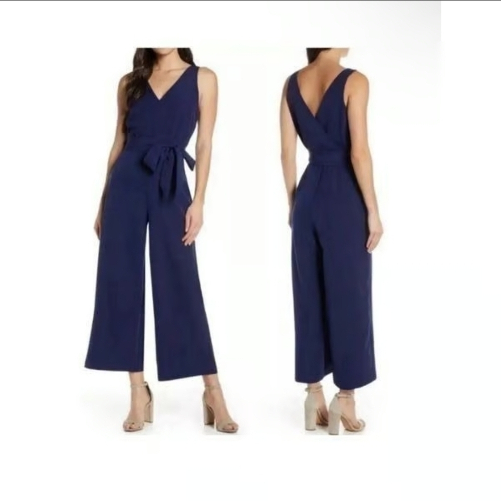 Sam Edelman Deep Blue Jumpsuit Size 2 New